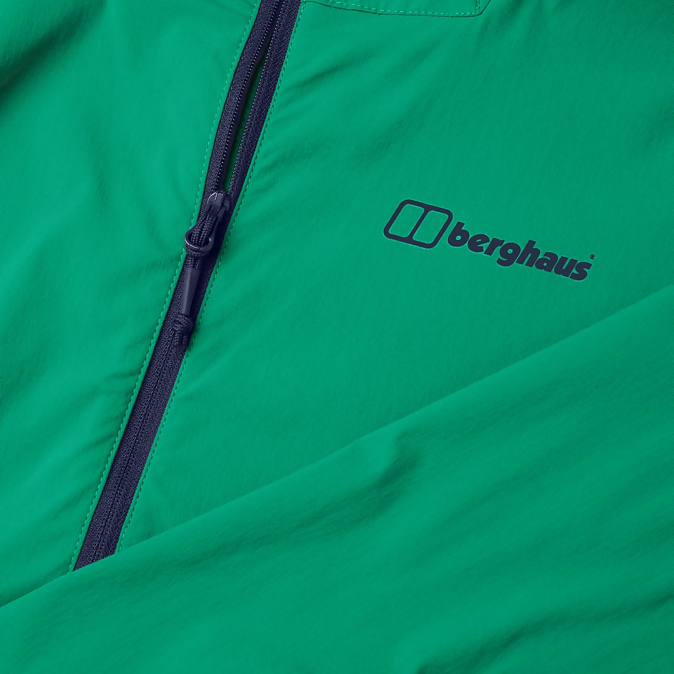 Men's Theran Softshell Hooded Half Zip Jacket - Green