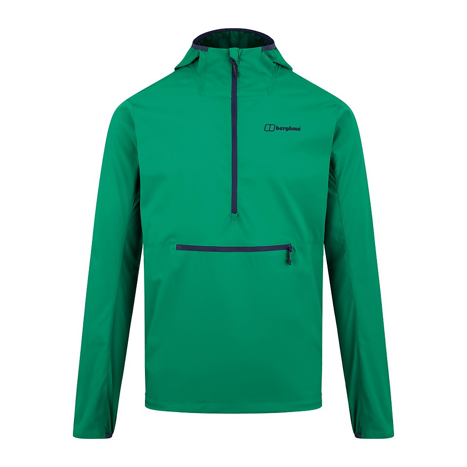 Men's Theran Softshell Hooded Half Zip Jacket - Green
