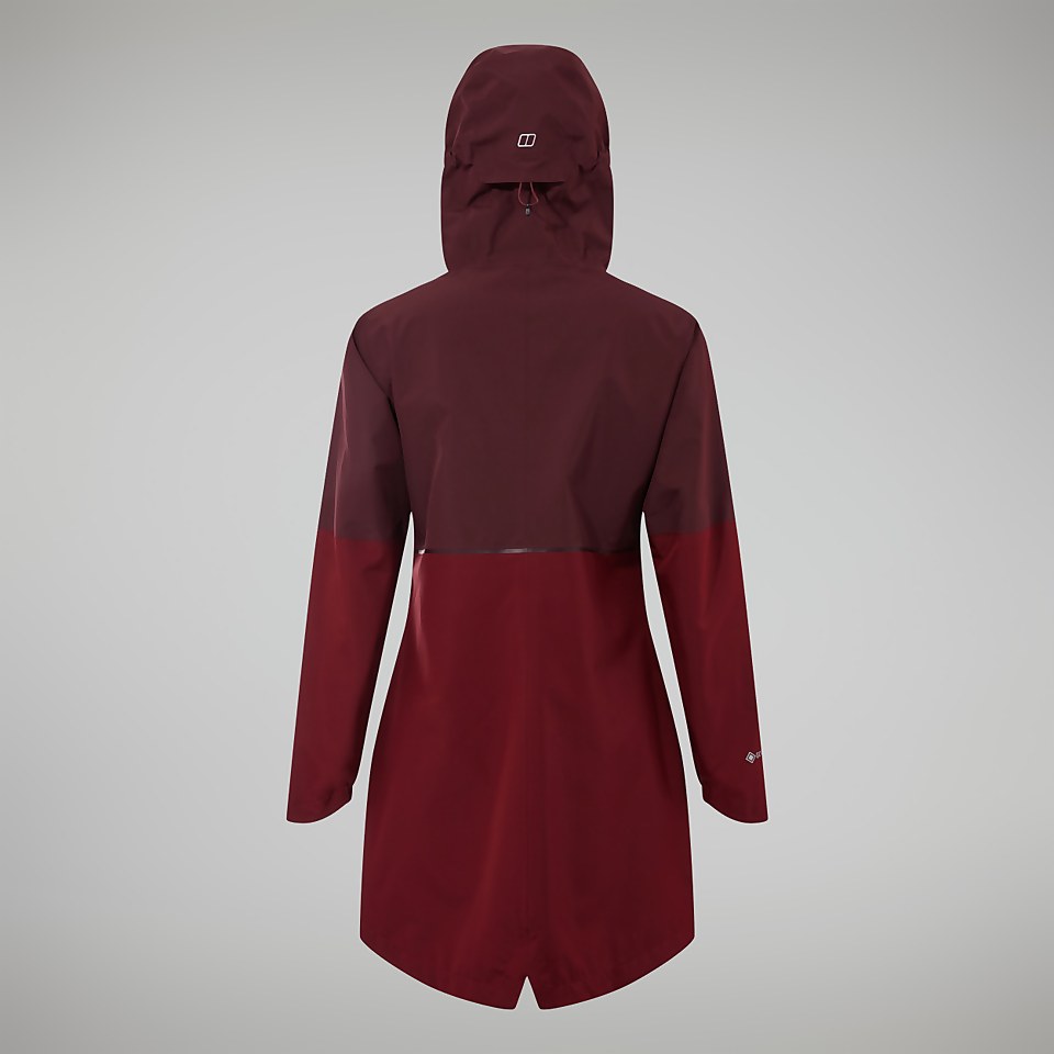 Women's Rothley Jacket - Dark Red/Dark Brown