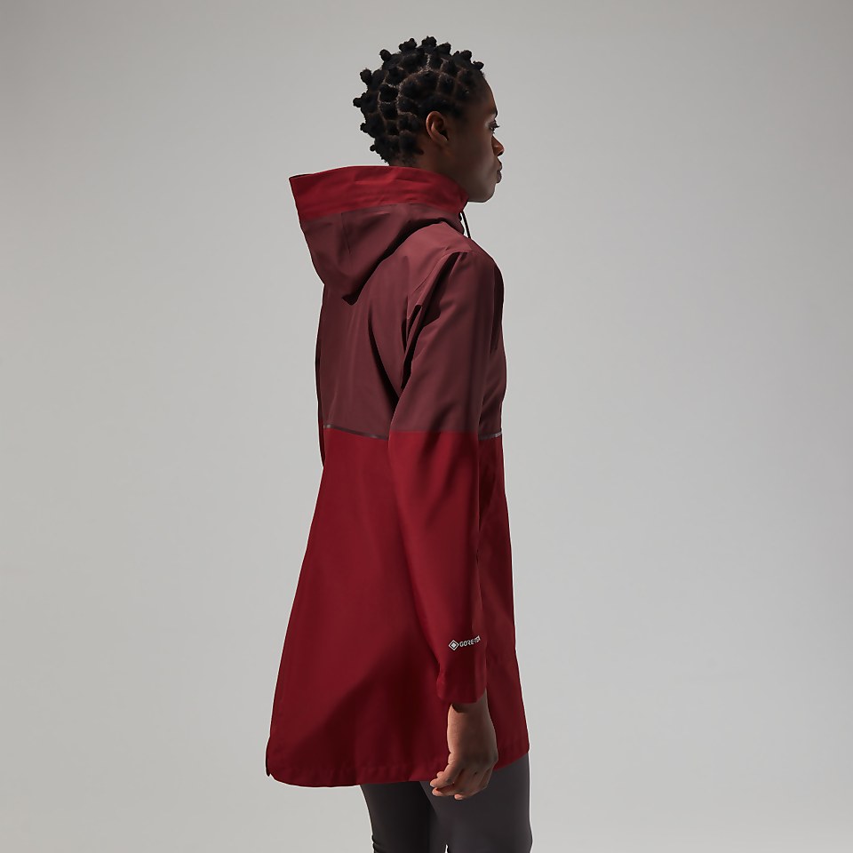 Women's Rothley Jacket - Dark Red/Dark Brown