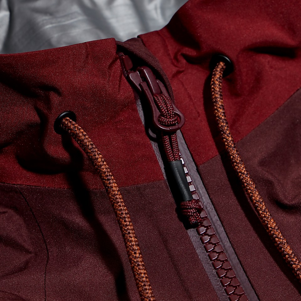 Women's Rothley Jacket - Dark Red/Dark Brown