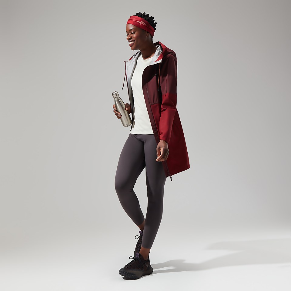 Women's Rothley Jacket - Dark Red/Dark Brown