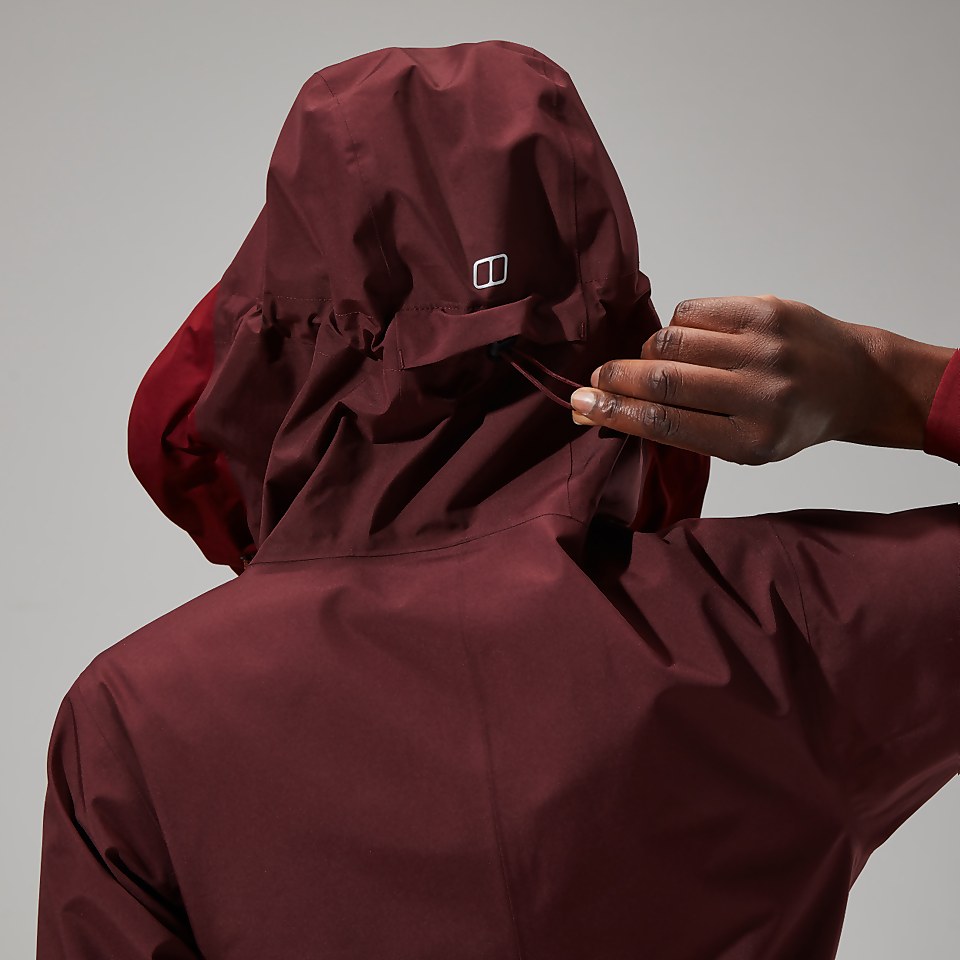 Women's Rothley Jacket - Dark Red/Dark Brown