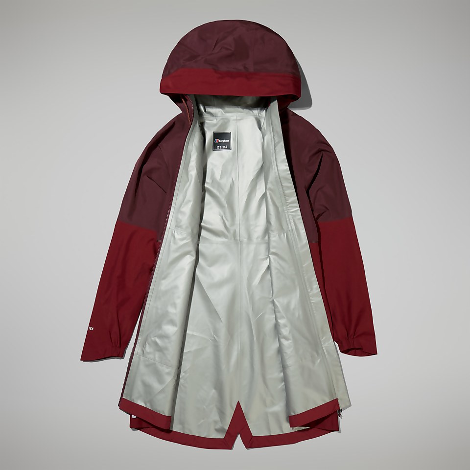 Women's Rothley Jacket - Dark Red/Dark Brown