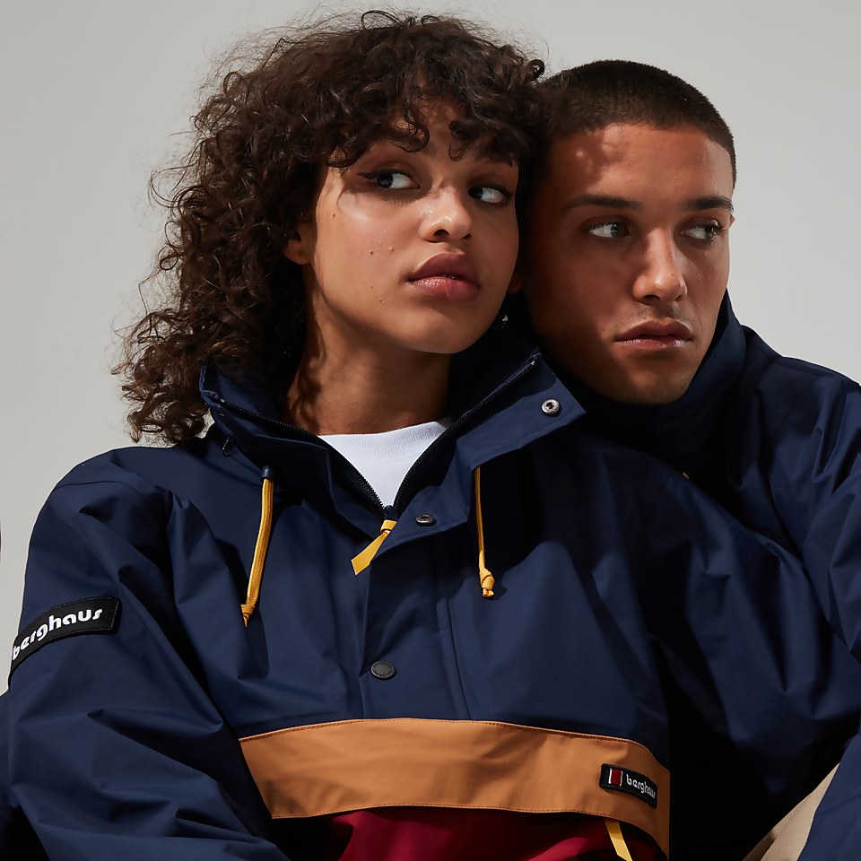 Unisex Ski Smock 86 Shell Half Zip - Navy / Red