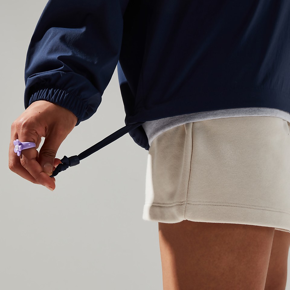 Unisex Wind Shirt 90 Half Zip - Dark Blue / Purple