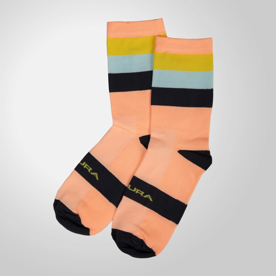Men's Bandwidth Sock - Neon Peach