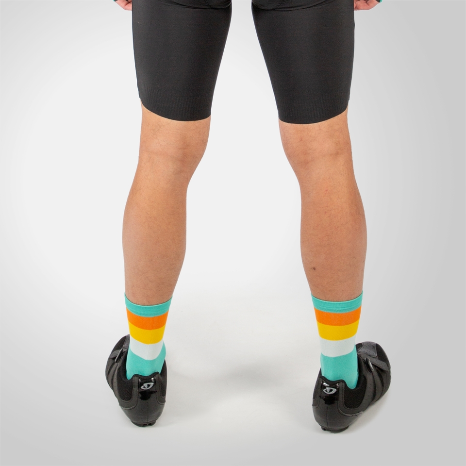 Men's Bandwidth Sock - Aqua