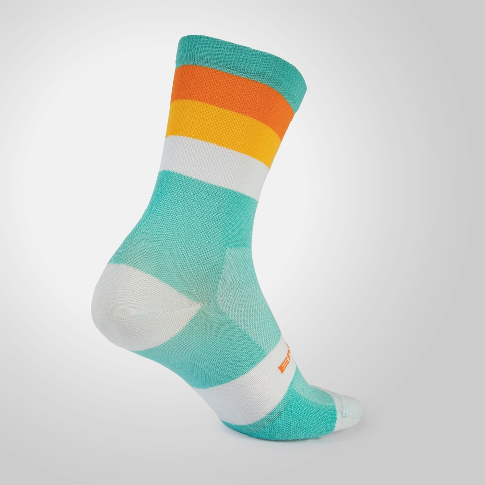 Bandwidth Streifensocken für Herren - Aqua