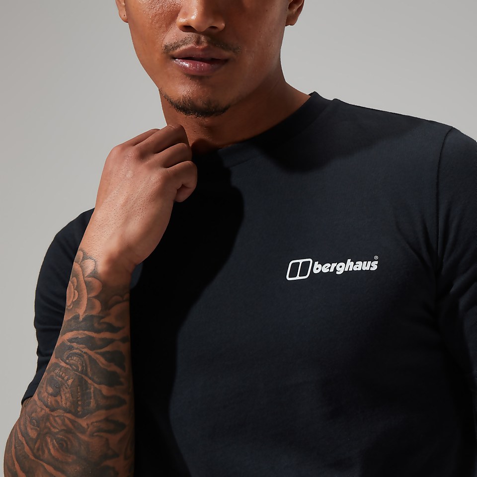 Etive Mor Mtn Short Sleeve T-Shirt für Herren - Schwarz