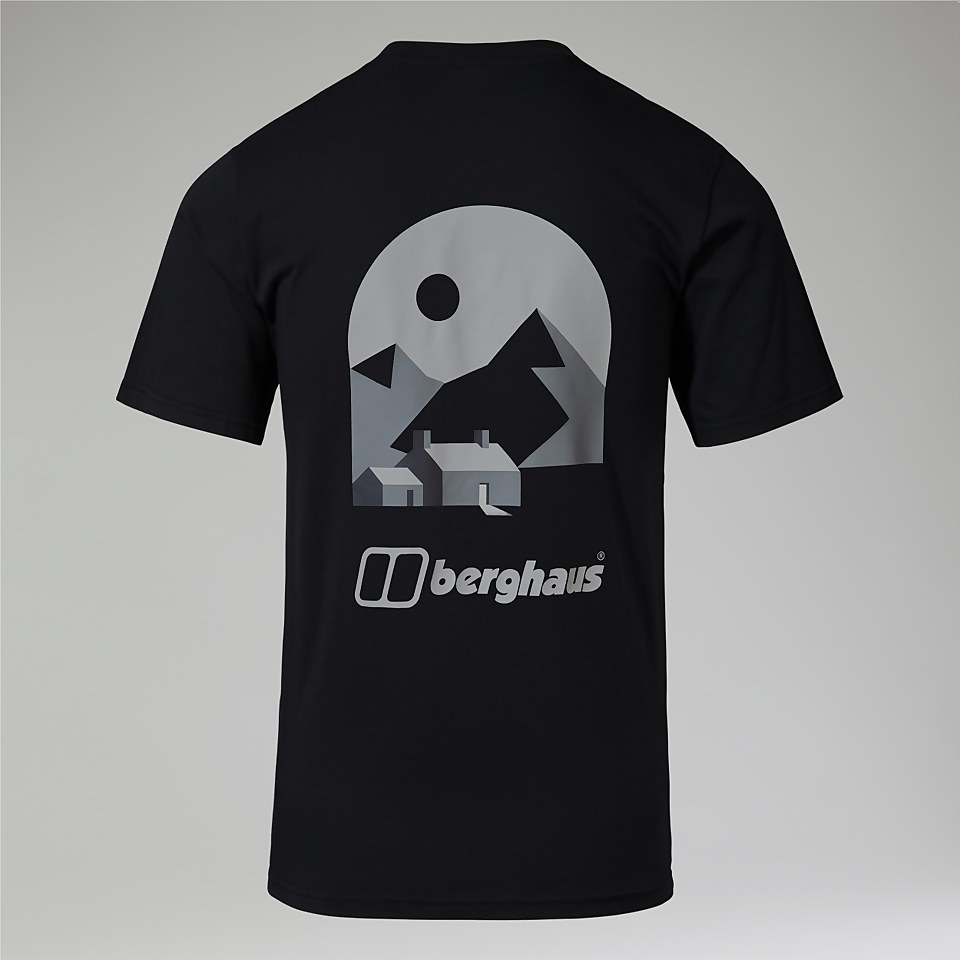 Etive Mor Mtn Short Sleeve T-Shirt für Herren - Schwarz
