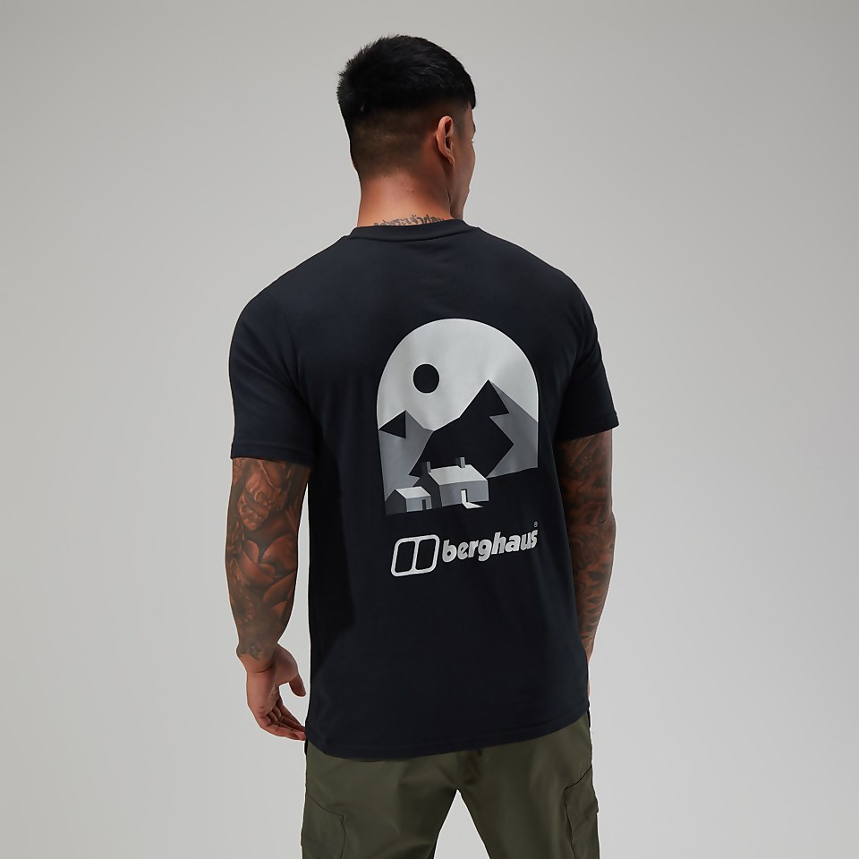 Etive Mor Mtn Short Sleeve T-Shirt für Herren - Schwarz