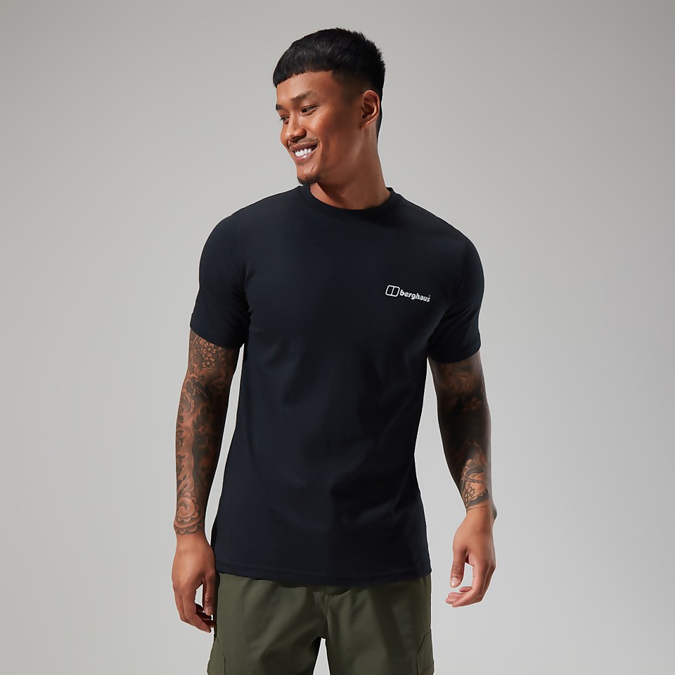 Etive Mor Mtn Short Sleeve T-Shirt für Herren - Schwarz