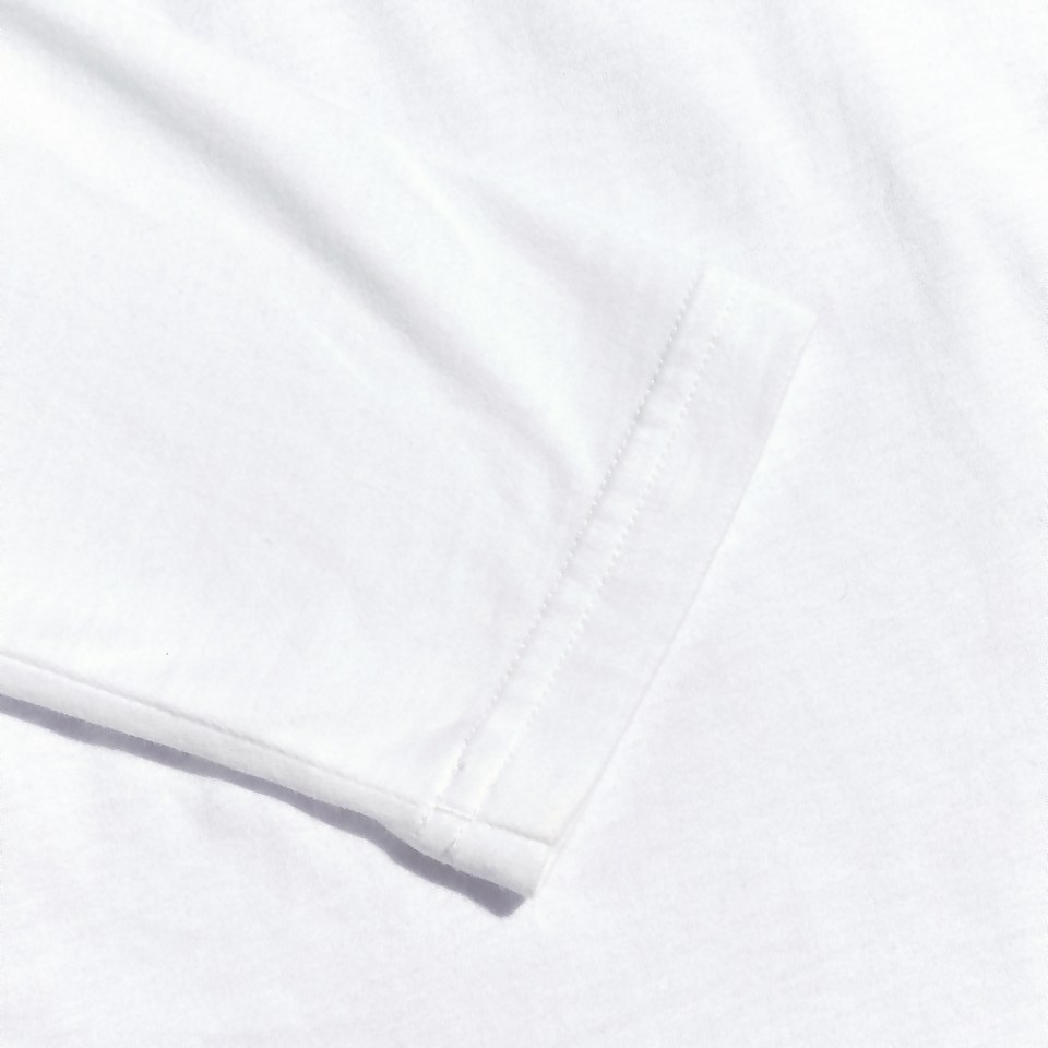 Women's Linear Landscape Long Sleeve Tee White