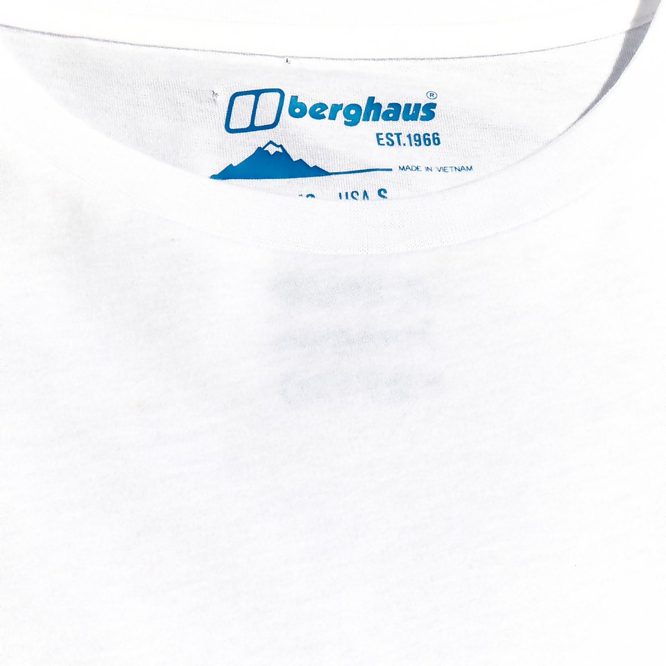 Women's Linear Landscape Long Sleeve Tee White
