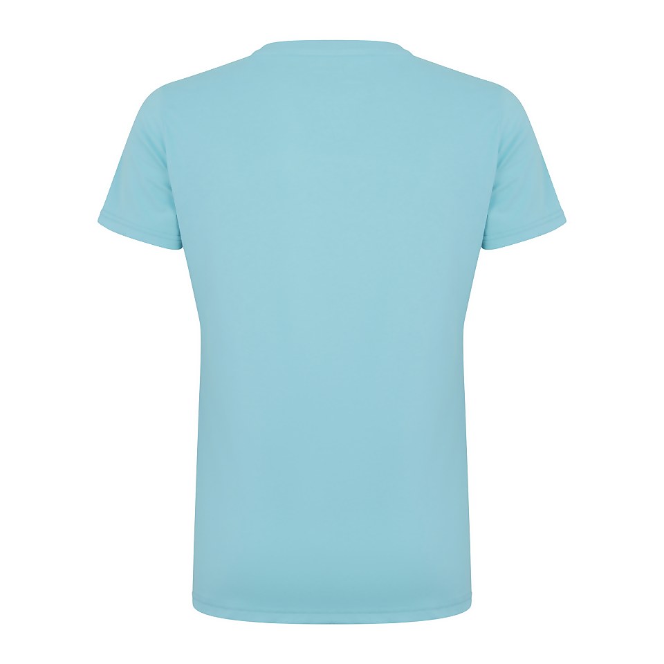 Women's Linear Landscape T Shirt Blue