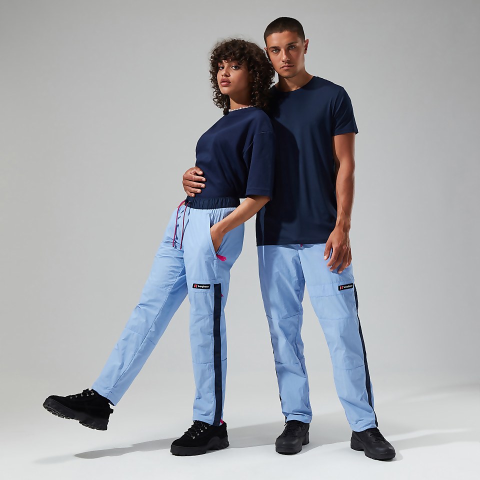 Unisex Co-Ord Wind Waterproof Pants - Purple/Dark Blue
