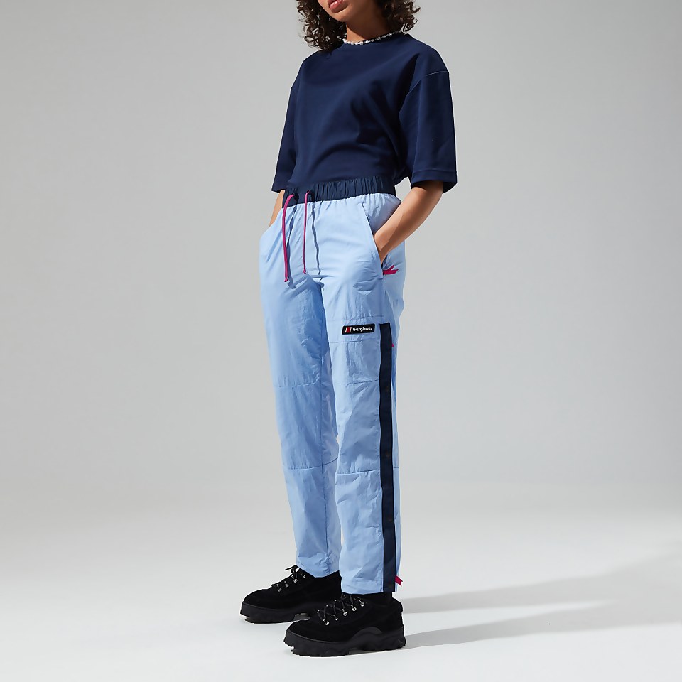 Unisex Co-Ord Wind Waterproof Pants - Purple/Dark Blue