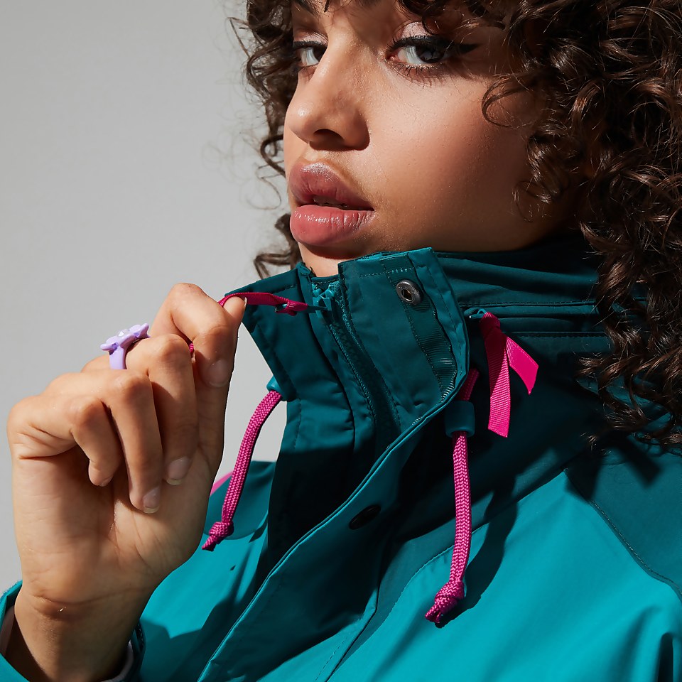 Women's Mayeurvate Waterproof Jacket - Turquouise