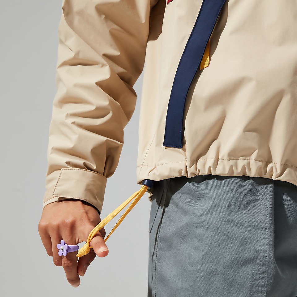 Women's Mayeurvate Waterproof Jacket - Natural / Blue