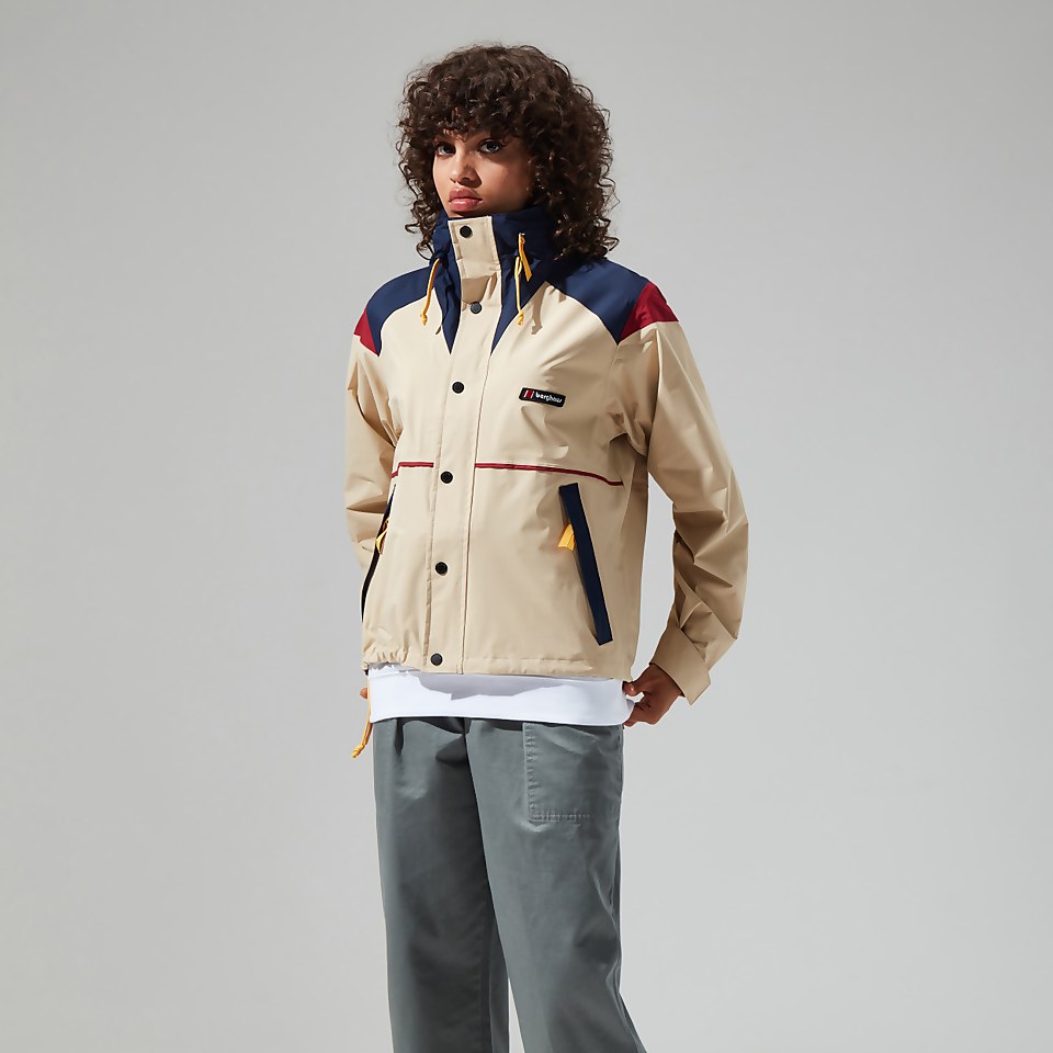 Women's Mayeurvate Waterproof Jacket - Natural / Blue