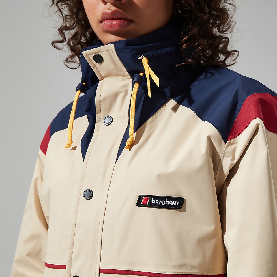 Women's Mayeurvate Waterproof Jacket - Natural / Blue
