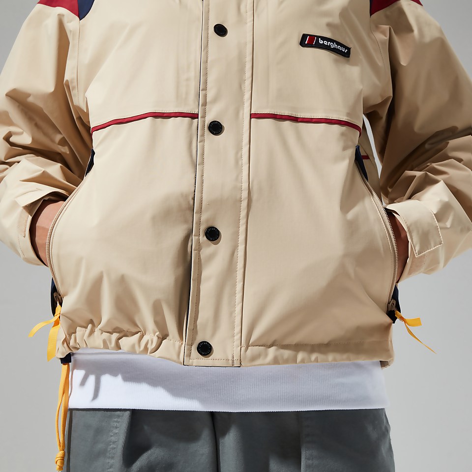 Women's Mayeurvate Waterproof Jacket - Natural / Blue