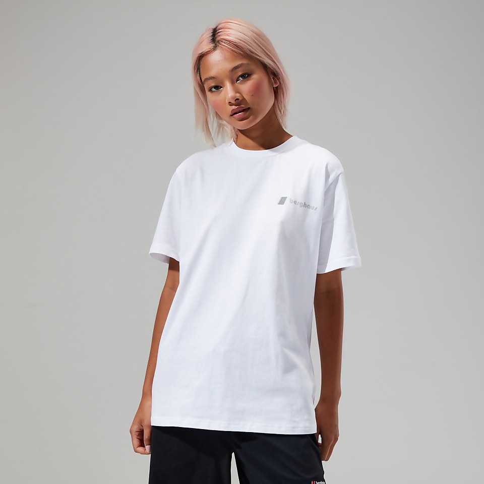 Unisex Aztec Block T Shirt - White