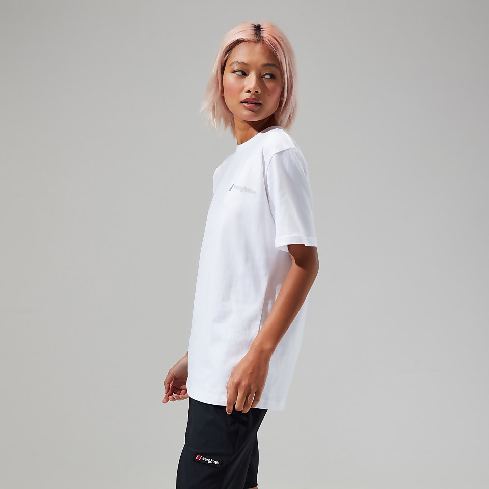 Unisex Aztec Block T Shirt - White