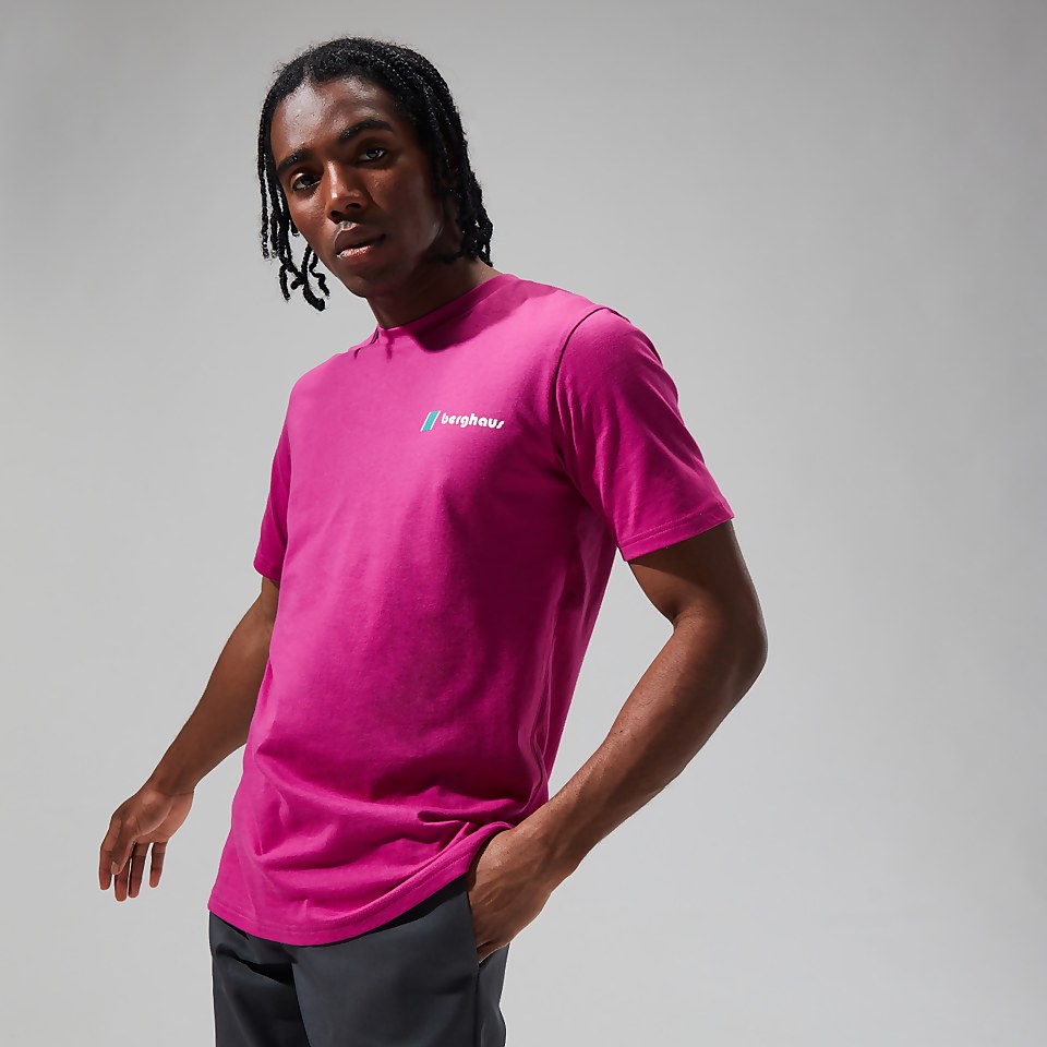 Unisex Aztec Block T Shirt - Pink