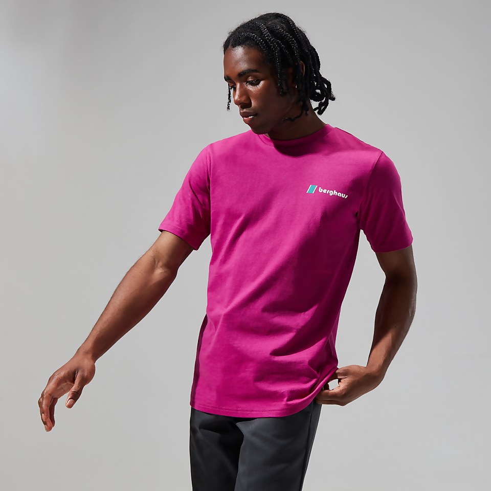 Unisex Aztec Block T Shirt - Pink