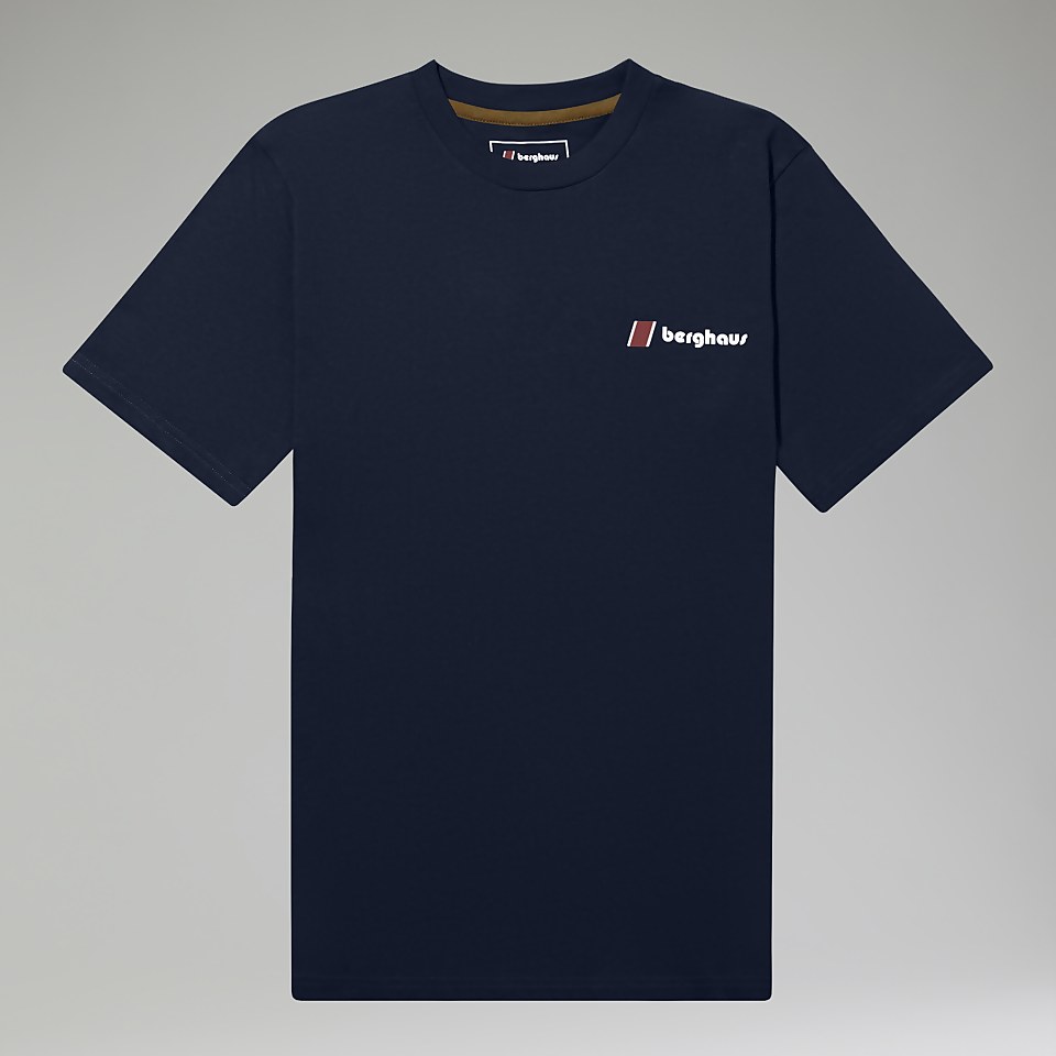 Unisex Aztec Block T Shirt - Dark Blue