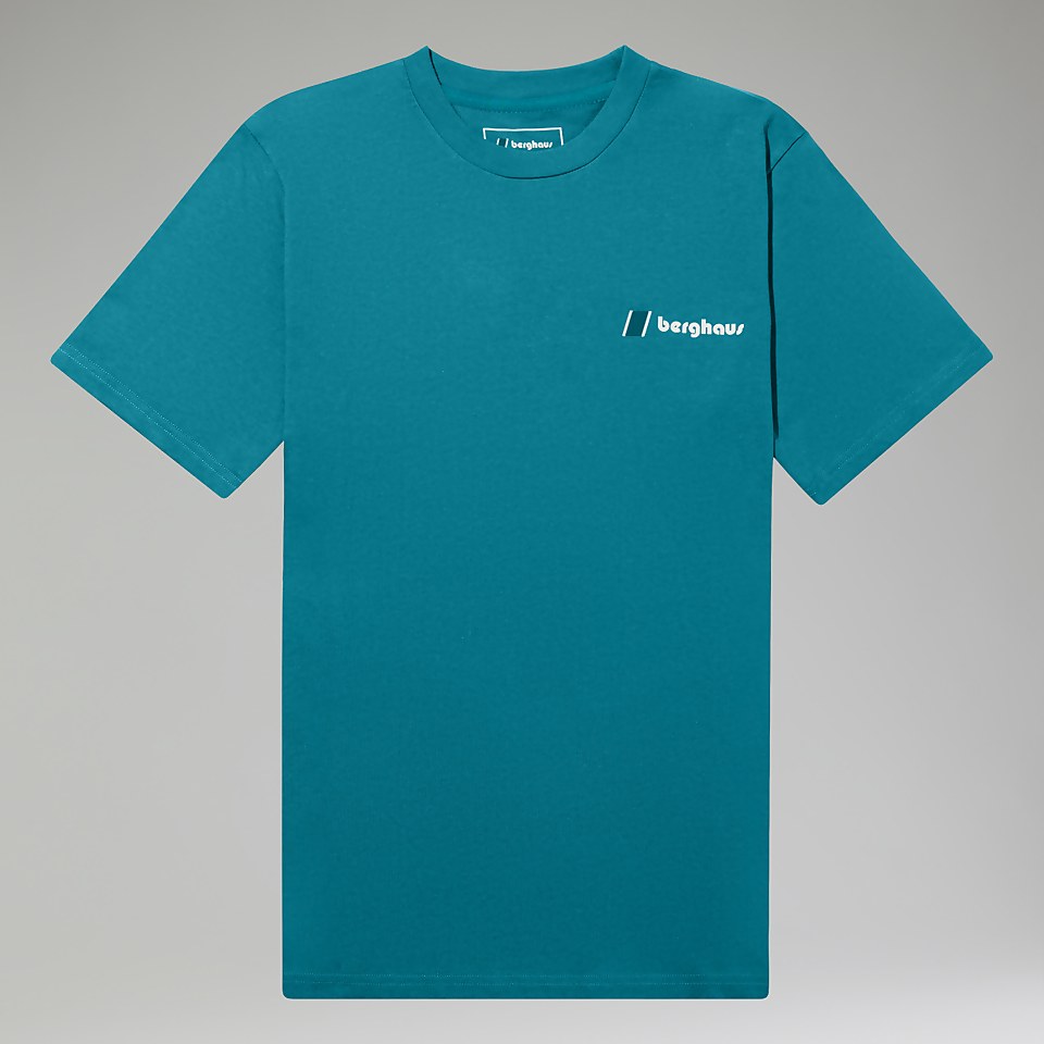Unisex Skyline Lhotse T Shirt - Dark Turquoise