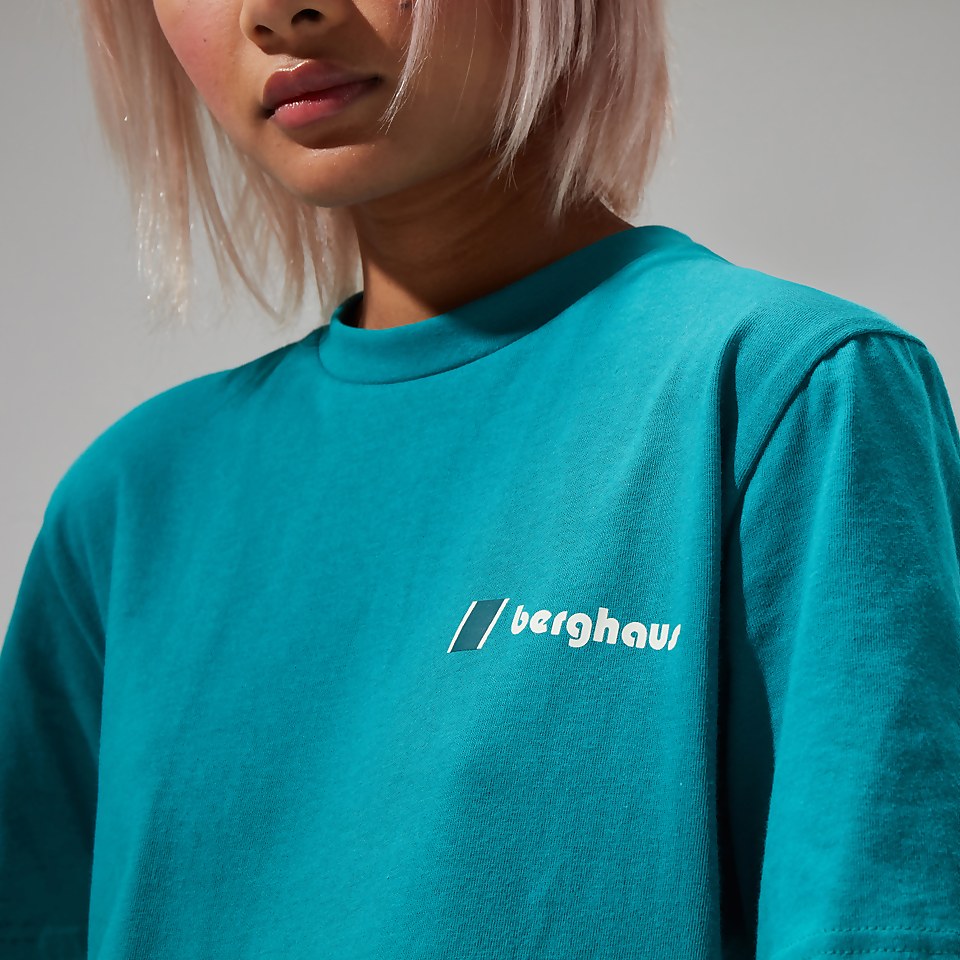 Unisex Skyline Lhotse T Shirt - Dark Turquoise