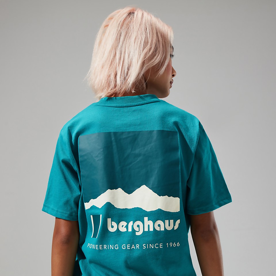 Unisex Skyline Lhotse T Shirt - Dark Turquoise