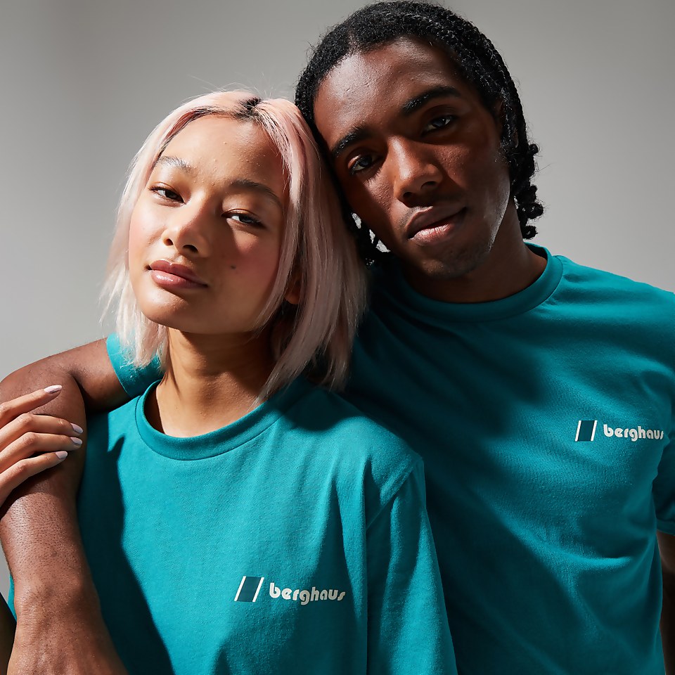 Unisex Skyline Lhotse T Shirt - Dark Turquoise