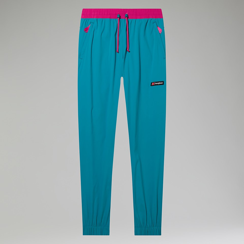 Unisex Windpant 90 - Dark Turquoise/Pink