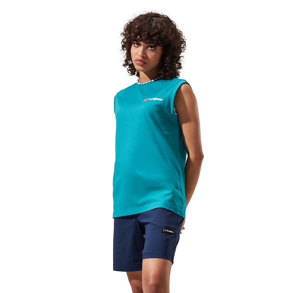 Unisex Red Point Tank Tee - Dark Turquoise