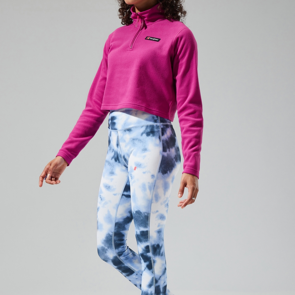 Unisex Red Point Legging - Light Purple/White
