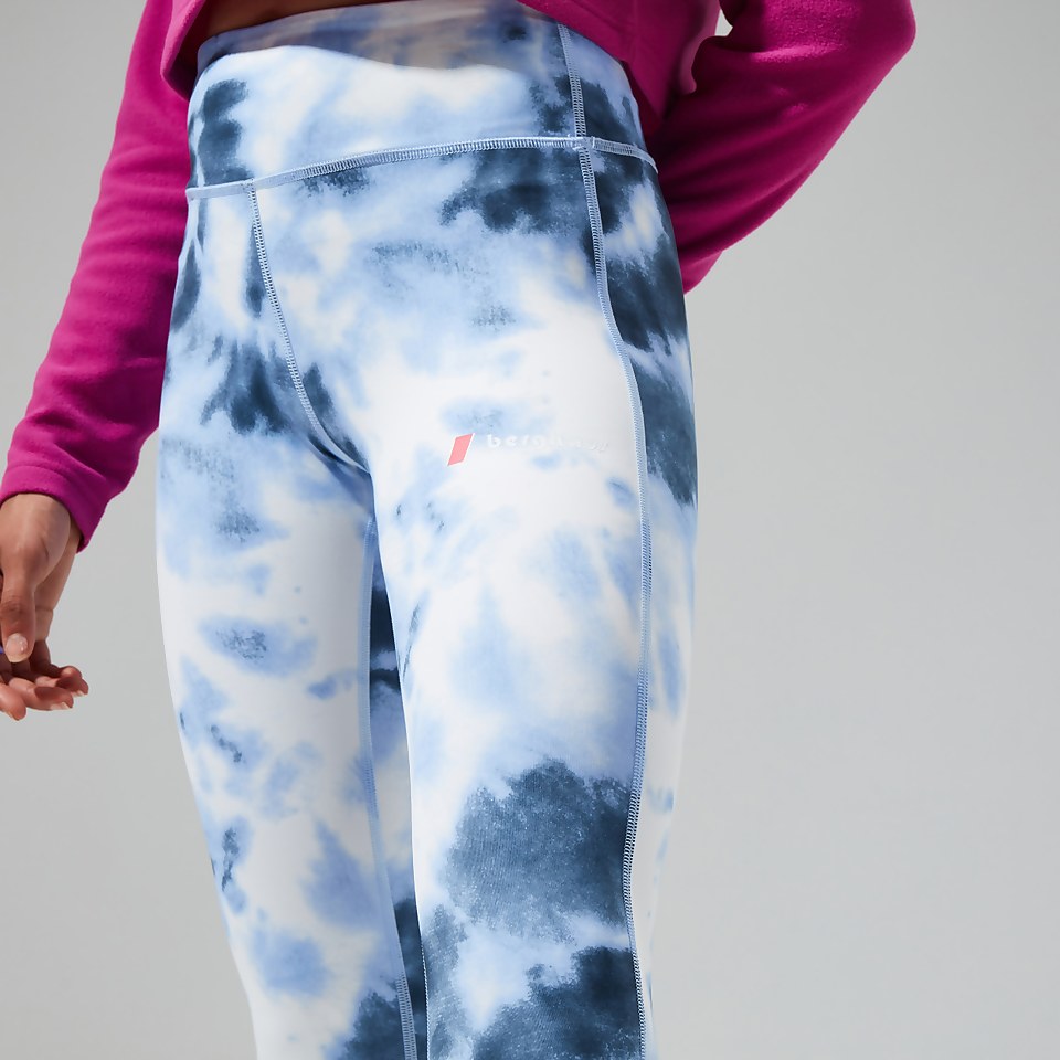 Unisex Red Point Legging - Light Purple/White