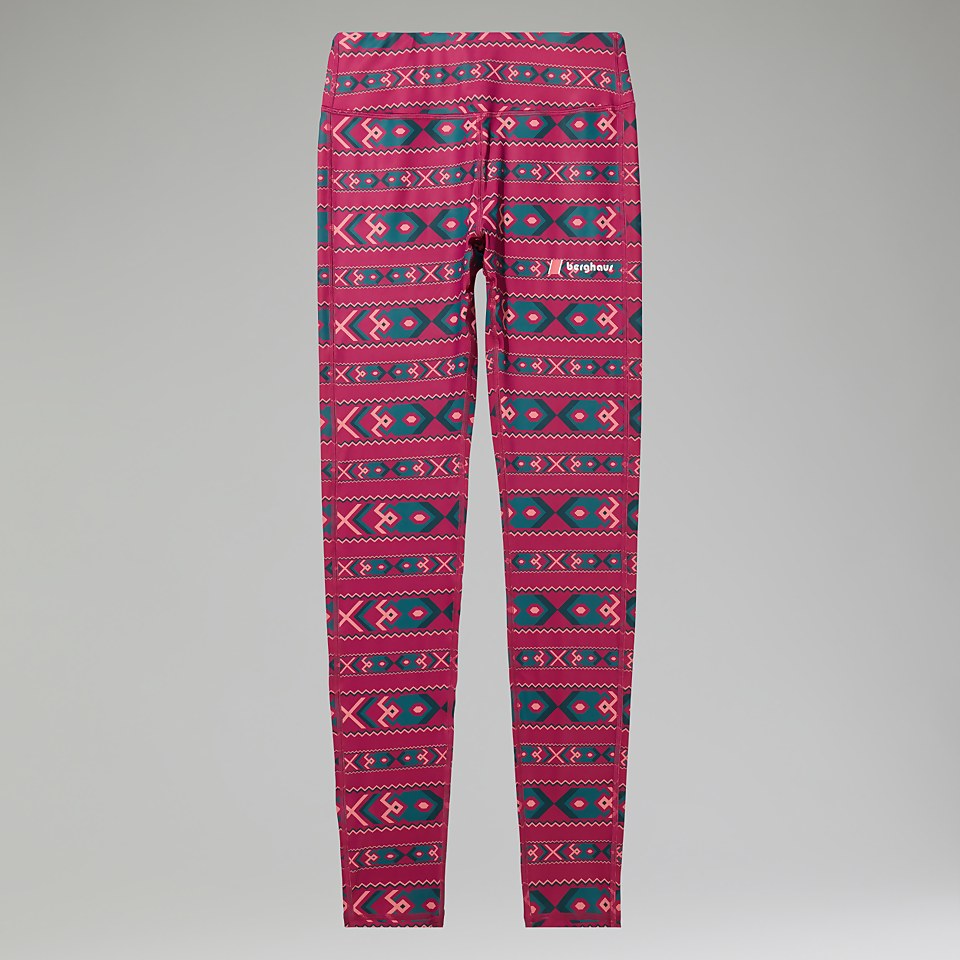 Women's Red Point Legging - Dark Turquoise/Pink
