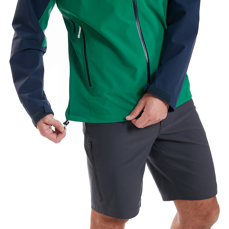 Men's Kember Vented Waterproof Jacket - Green / Blue