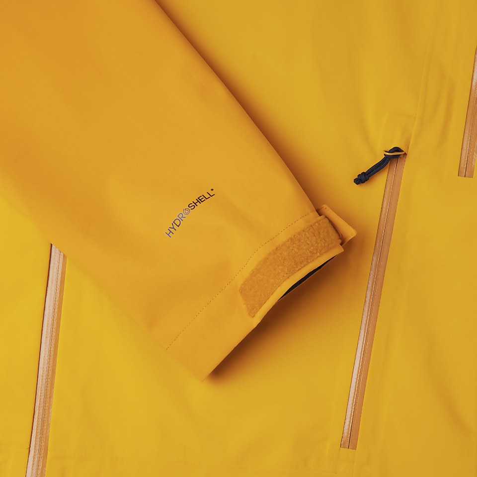 Men's Kember Vented Waterproof Jacket - Yellow / Brown