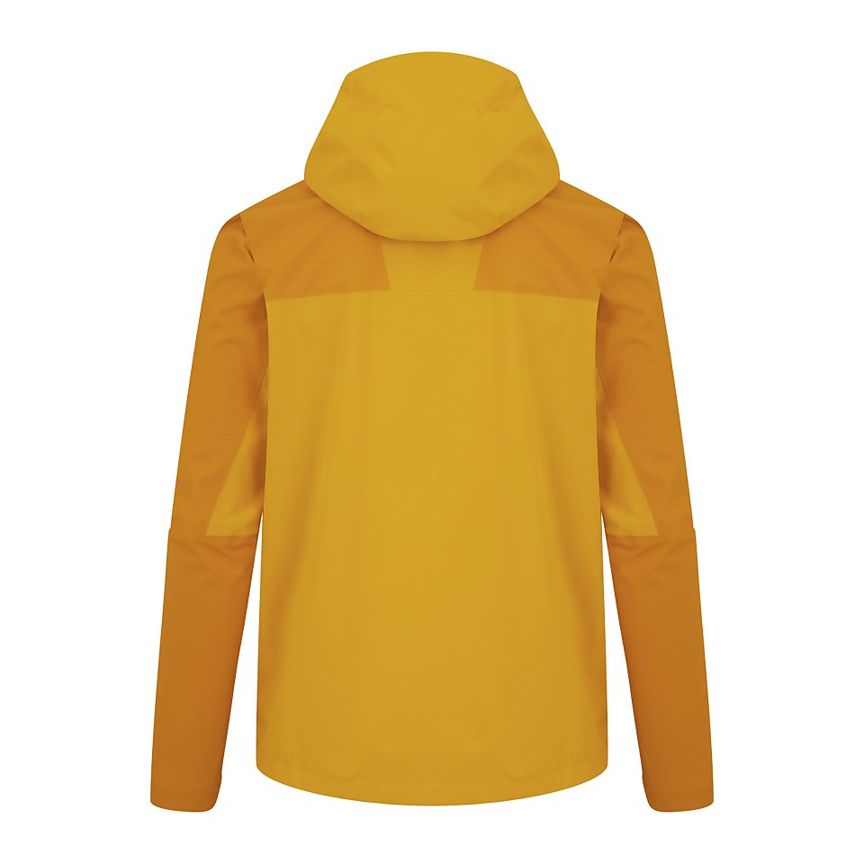 Men's Kember Vented Waterproof Jacket - Yellow / Brown