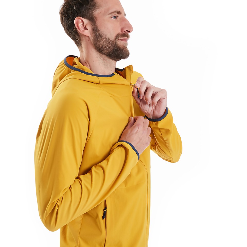 Men's Theran Hooded Jacket - Yellow