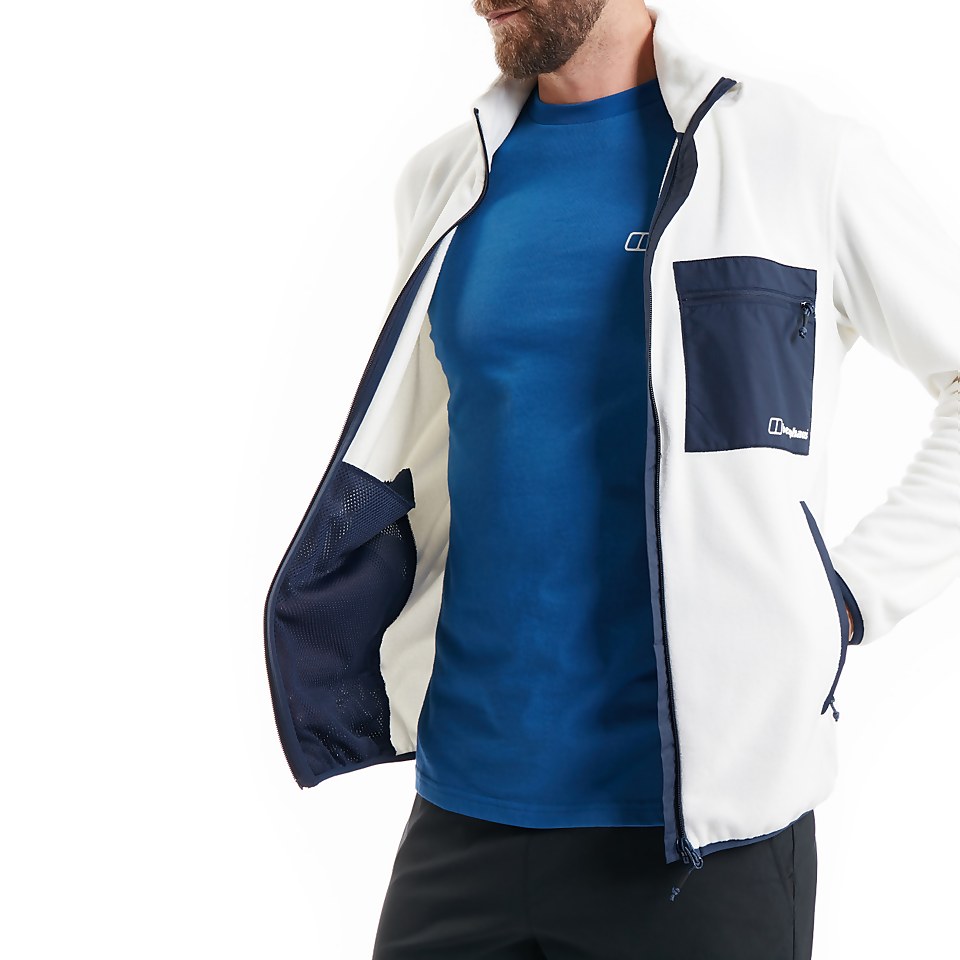 Men's Aslam Micro Fleece - White / Navy