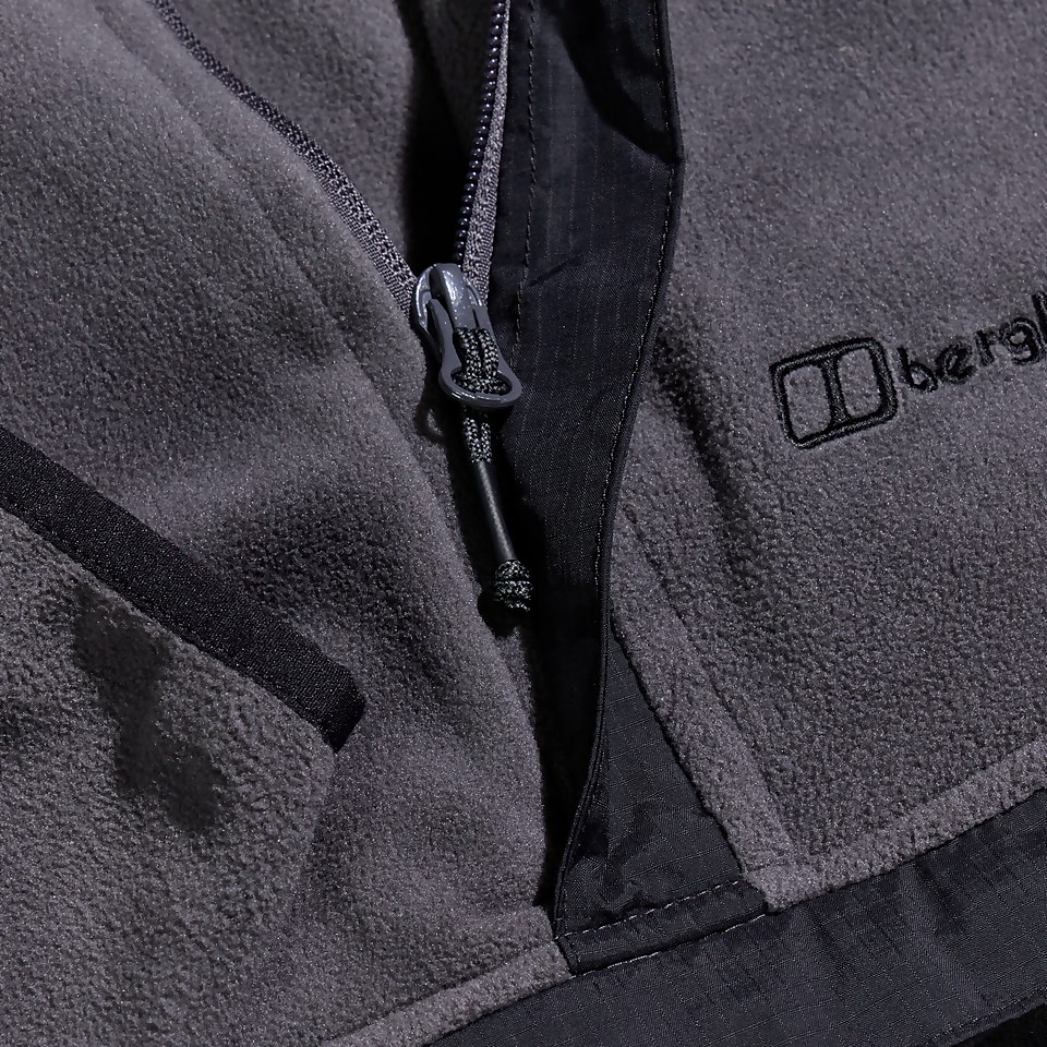 Men's Aslam Micro Half Zip Fleece - Grey/Black
