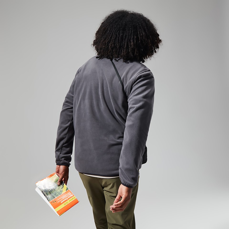 Men's Aslam Micro Half Zip Fleece - Grey/Black