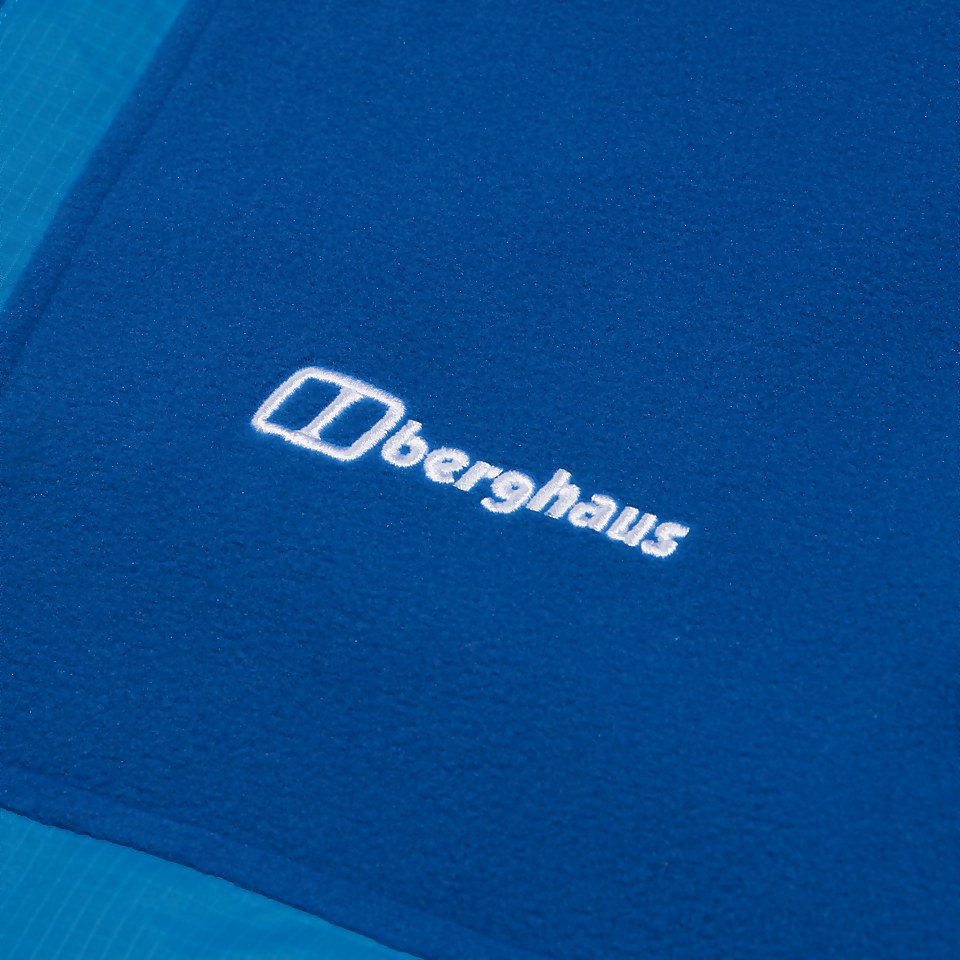 Men's Aslam Micro Half Zip Fleece - Blue/Dark Blue