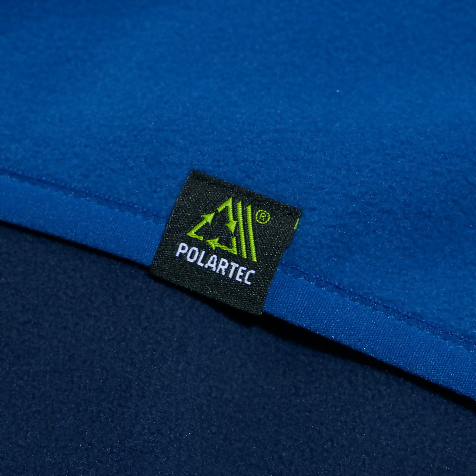 Men's Aslam Micro Half Zip Fleece - Blue/Dark Blue